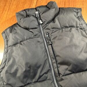 NORTH END Ladies Down Puffer Vest Black Full Zip Sz Medium Outdoors Ski Hike